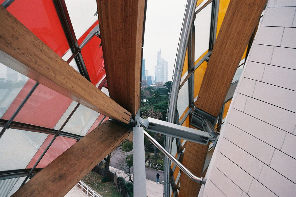 La Défense vue de la Fondation Louis Vuitton