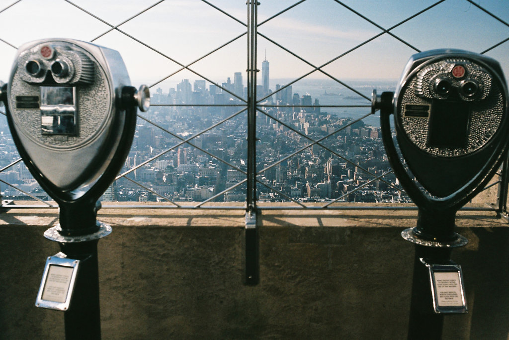 Lower Manhattan vue de l'Empire State